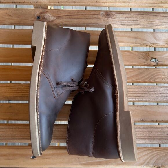 Clarks Men’s Desert Boots | Size 11 | Dark Brown Leather - Picture 7 of 12